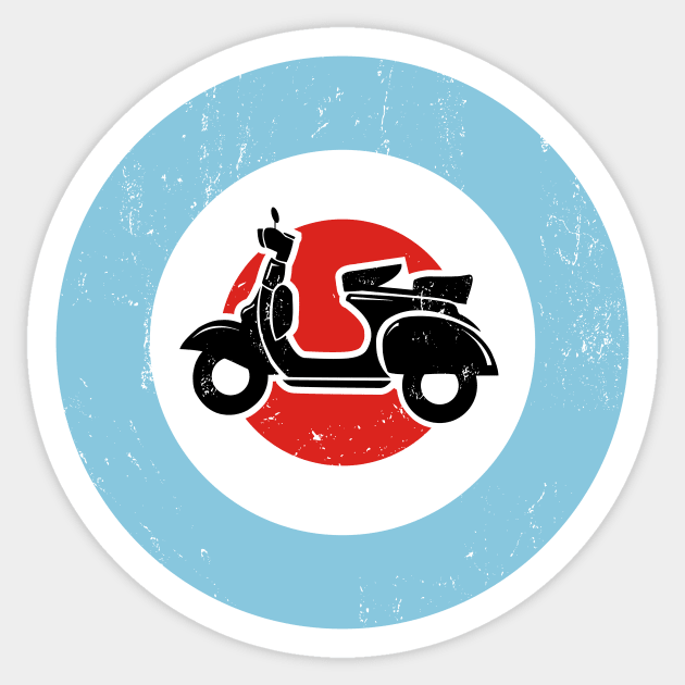 Mods Scooter Lover Sticker by marieltoigo